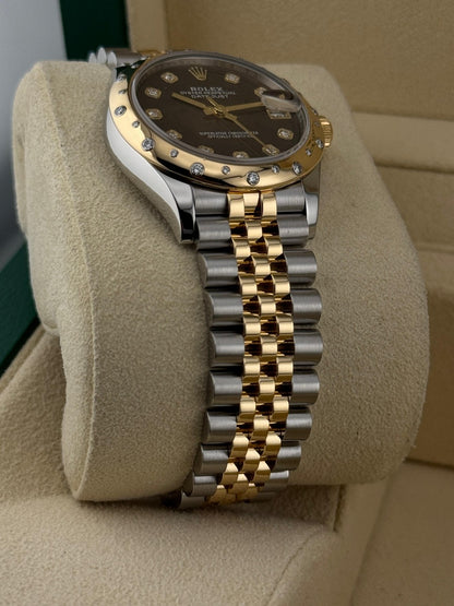 Rolex Datejust 31mm diamond bezel mother of pearl dial 2019