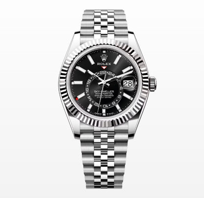 Rolex Sky-Dweller 42mm WhiteGold Bezel black Dial Jubilee 2022