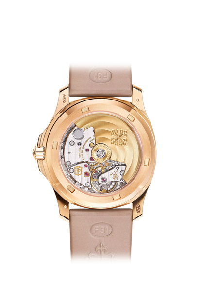 Pre-owned Patek Philippe Aquanaut Luce 5072R-001 Rose Gold