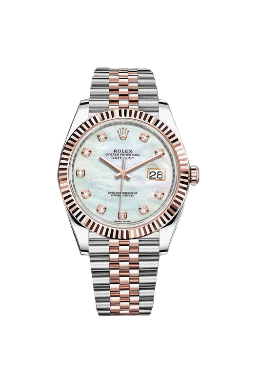 Rolex Datejust 41mm watch – silver dial, stainless steel bracelet