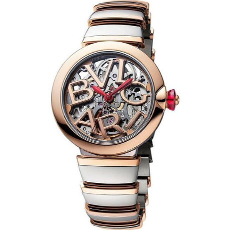 Bvlgari Lvcea 33mm Skeleton Rose Gold Unworn 2025