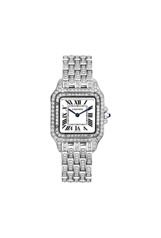 Cartier Panthere de Cartier Medium Custom Diamonds Full Pave