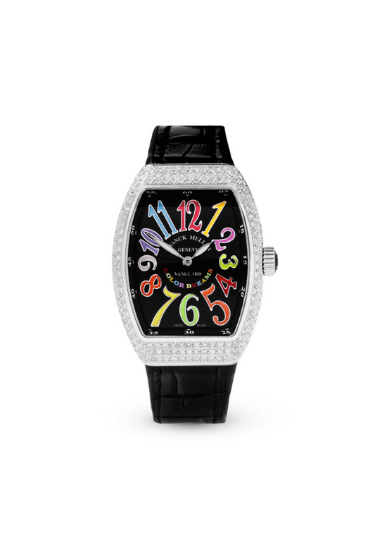 Franck Muller Vanguard 32mm Color dreams Black Diamond afterset