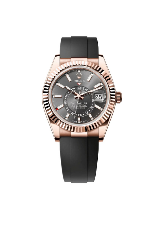Rolex Sky-Dweller 42mm RoseGold Grey Dial Oyster flex 2024