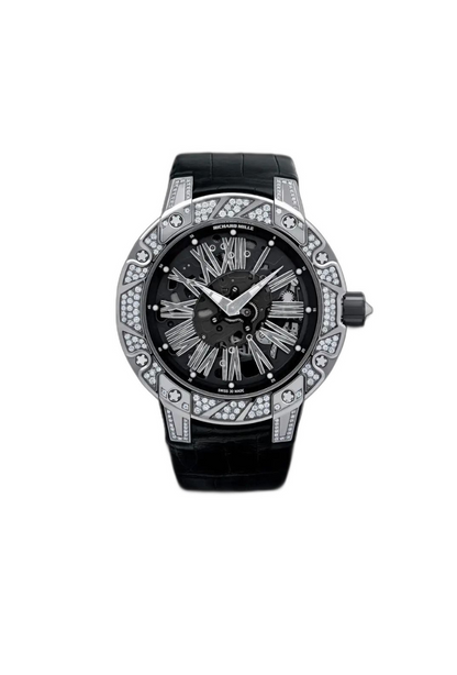 Richard Mille Black Dial 45mm Titanium Diamond Bezel 2016