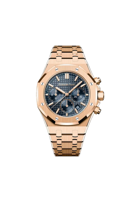 Audemars Piguet Royal Oak 38mm RoseGold Blue Dial Chronograph 2023
