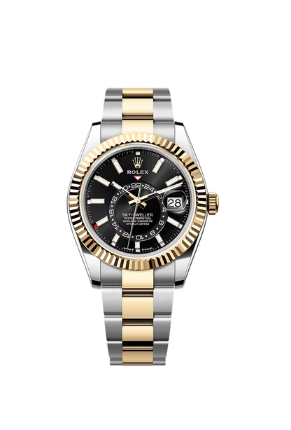 Rolex Sky Dweller 42mm Steel&YellowGold Black Index Dial 2023