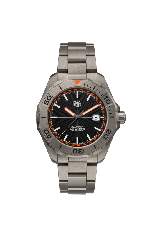 TAG Heuer Aquaracer Date x Bamford Automatic 43 mm Titanium 2020