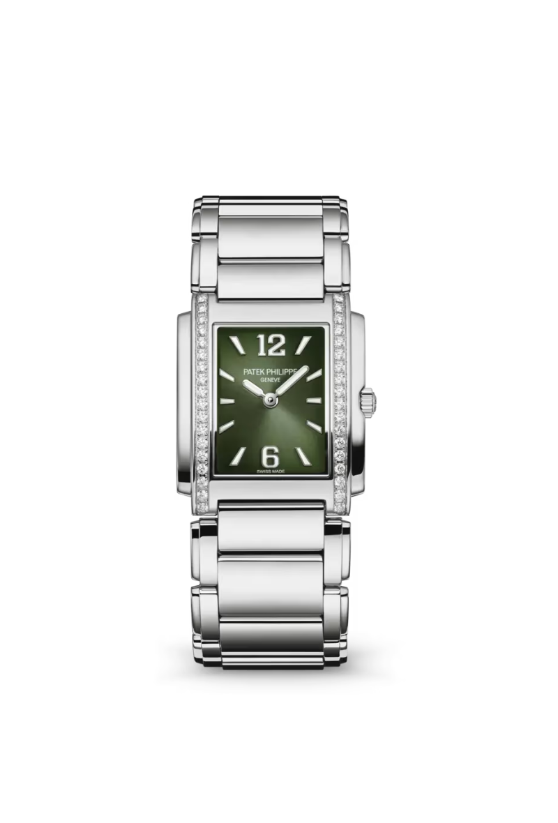 Patek Philippe Twenty~4 Stainless Steel Olive Green Dial 2022