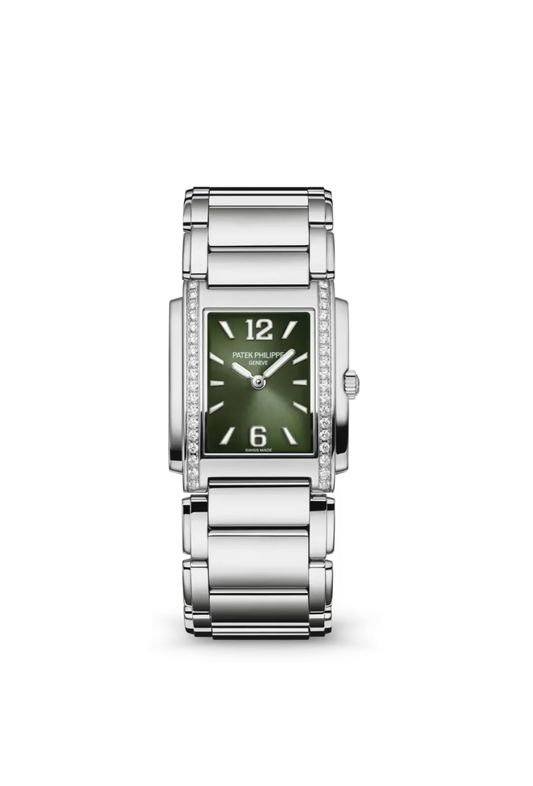 Patek Philippe Twenty~4 Stainless Steel Olive Green Dial 2022