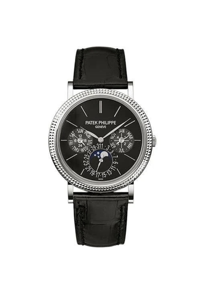 Patek Philippe Grand Complications 38mm Moonphase WhiteGold Black Dial 2016