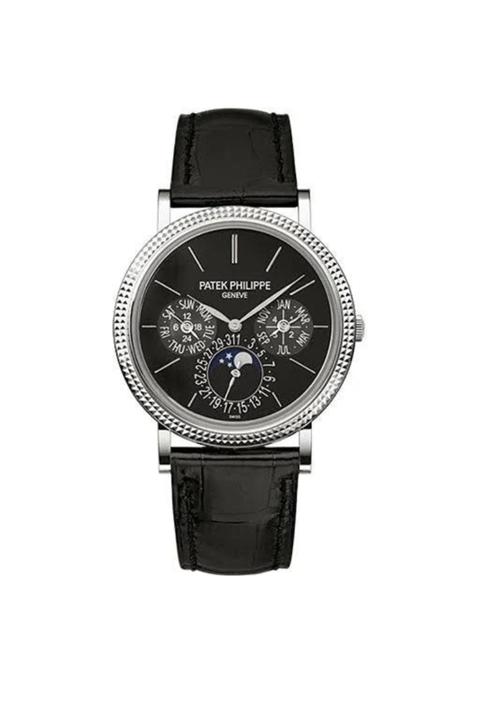 Patek Philippe Grand Complications 38mm Moonphase WhiteGold Black Dial 2016
