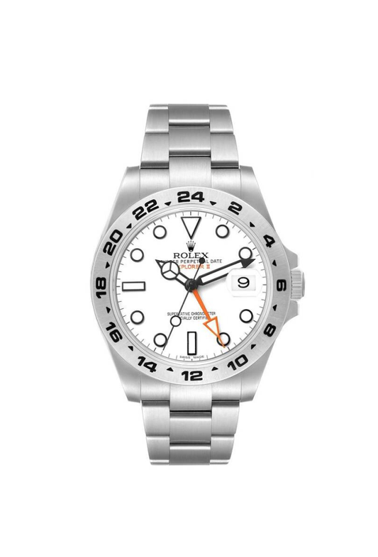 Rolex Explorer II Stainless Steel White Dial 2021