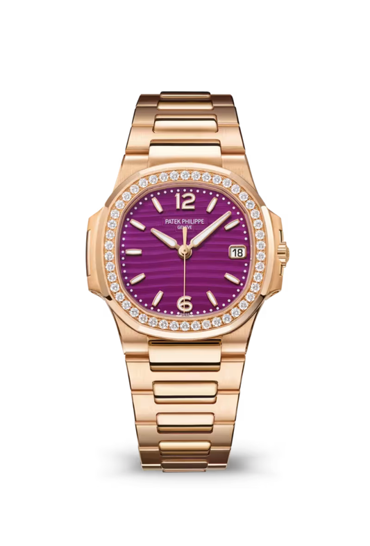 Patek Philippe Nautilus 32mm Rose Gold Lacquered Purple Dial 2026