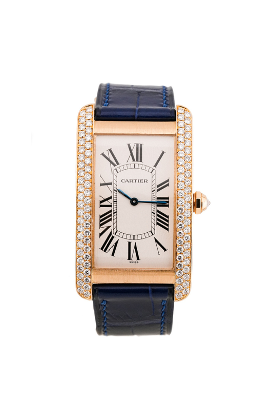 Cartier Tank Americaine Large Factory diamonds