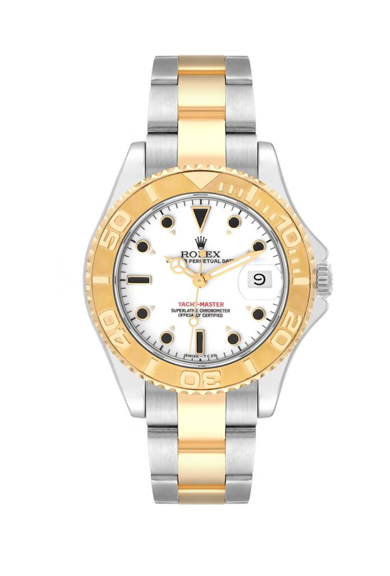 Rolex Yacht-Master 35mm Steel & YellowGold White Dial 68623