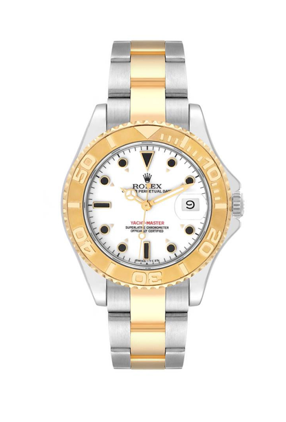 Rolex Yacht-Master 35mm Steel & YellowGold White Dial 68623
