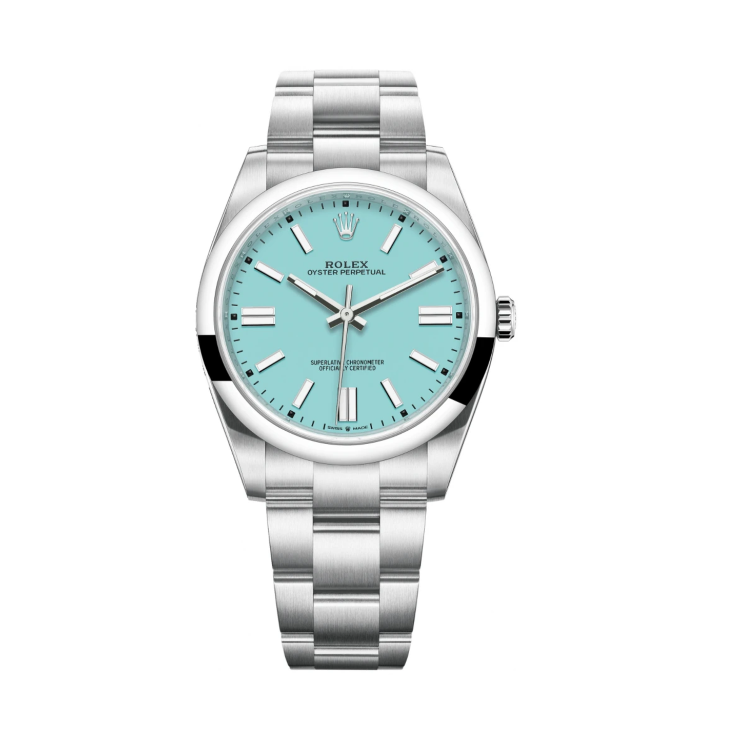 Rolex Oyster Perpetual Turquoise Blue "Tiffany" Dial 2026 - HOURLY 