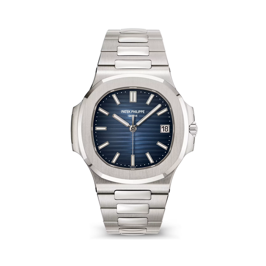 Patek Philippe Nautilus 41mm Date Sweep Seconds Blue Dial