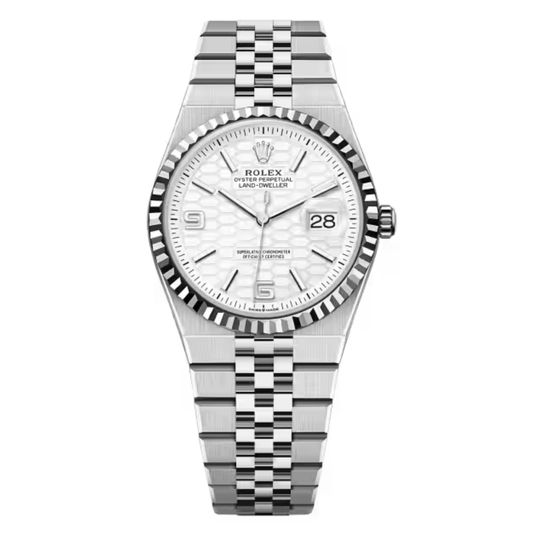 Rolex Land-Dweller 36mm 127234 White Honey Comb Dial Unworn 2026