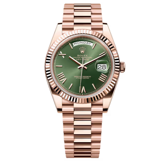Rolex Day-Date 40mm RoseGold Olive Dial 2026