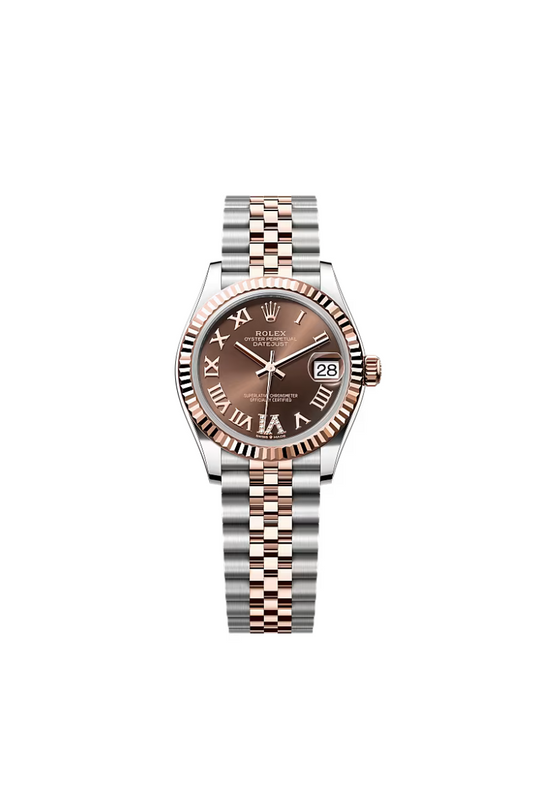 Rolex Datejust 31mm Steel&RoseGold Chocolate Dial Jubilee Unworn 2025
