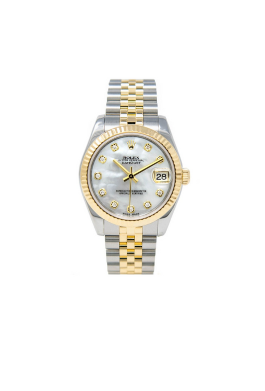 Rolex Datejust 31mm Steel & Gold Mother of Pearl Dial