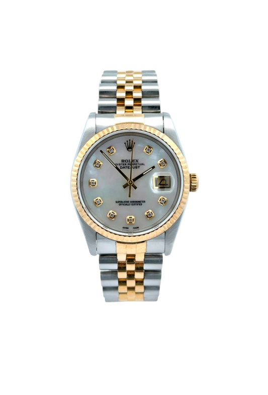 Rolex Datejust 36 Custom MOP Diamond Dial