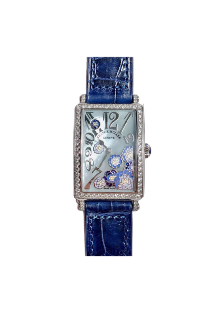 Franck Muller Island PEONY Blue Mother Of Pearl - HOURLY 