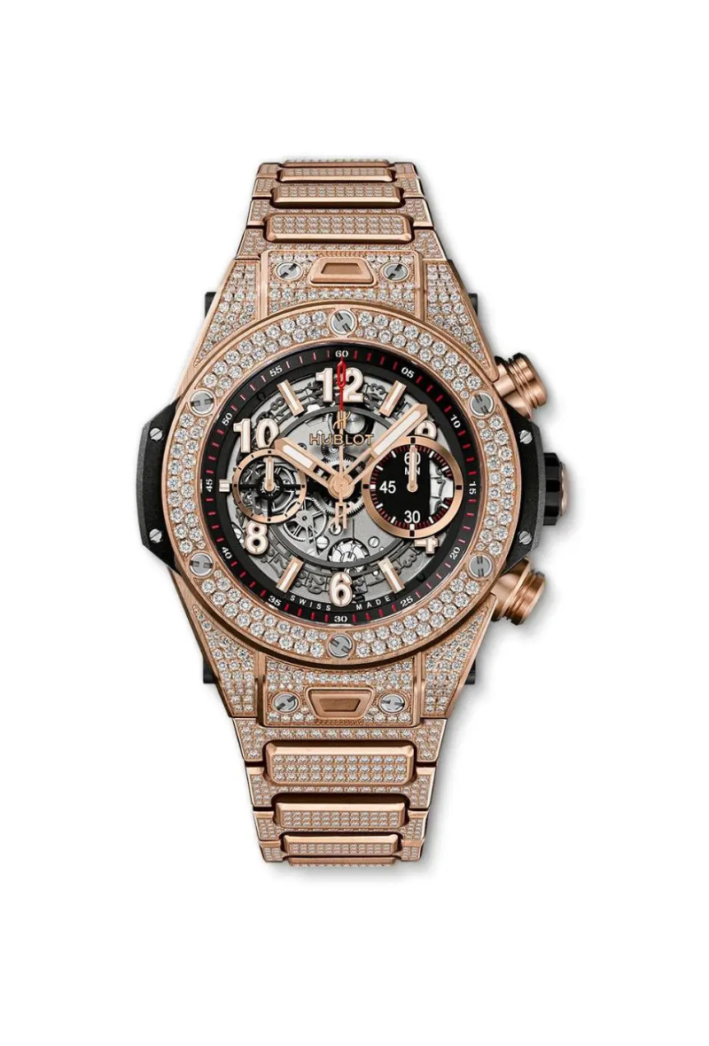 Hublot Big Bang Unico 45mm King Gold Pavé Bracelet
