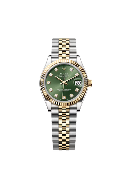 Rolex Datejust 31mm Steel & YellowGold Green Diamond Dial Jubilee 2026 - HOURLY 