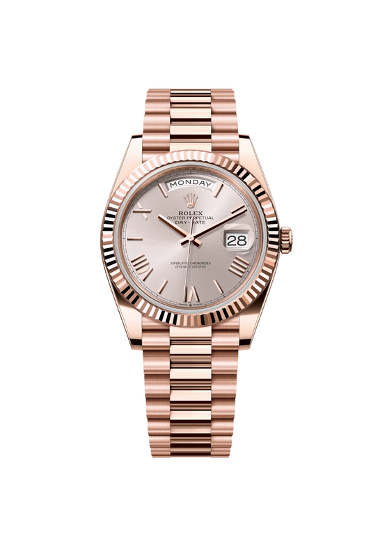 Rolex Day-Date 40mm RoseGold Sundust Dial 2024