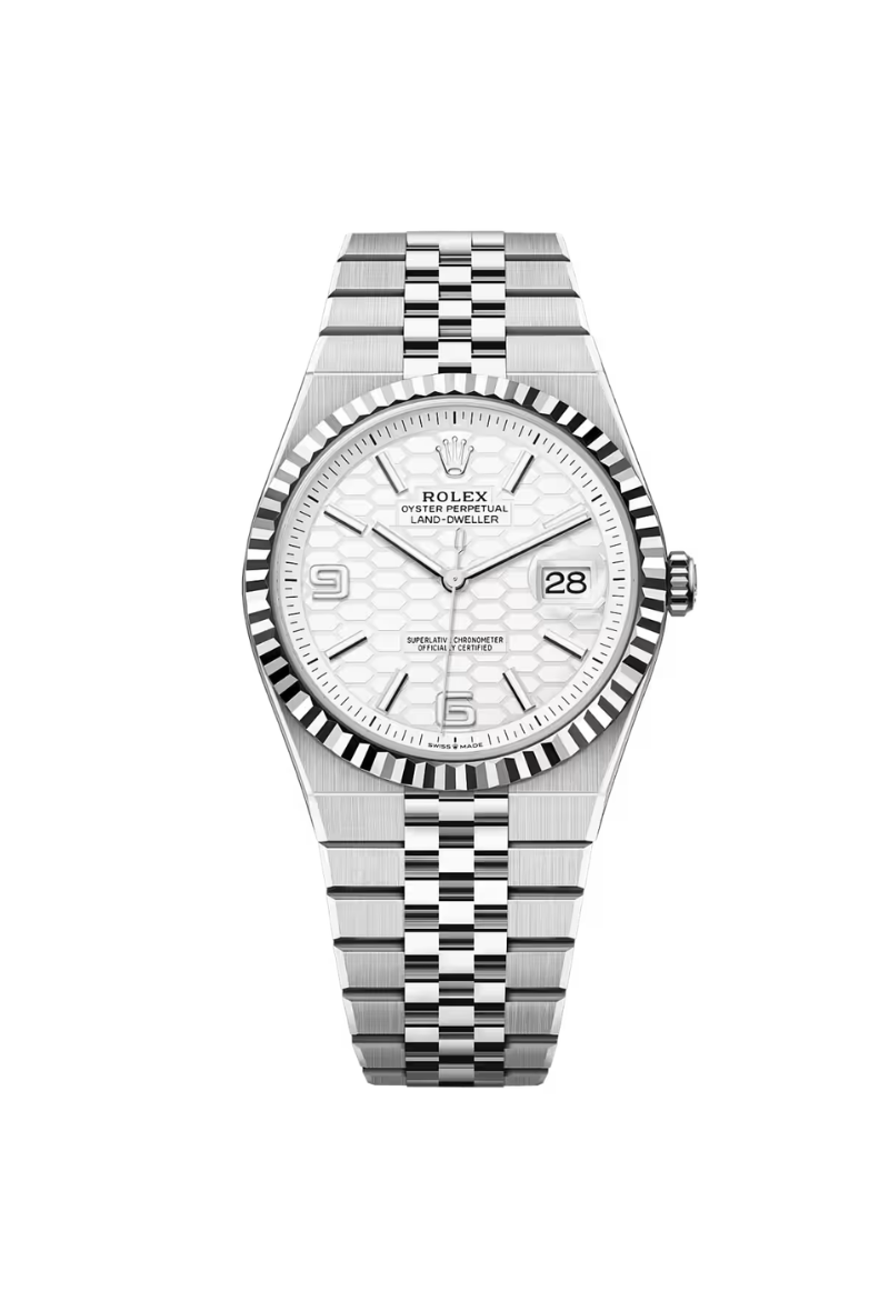 Rolex Land-Dweller 40mm White Honey Comb Dial Unworn 2026