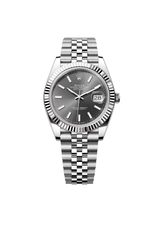 Rolex Datejust 41mm Fluted Bezel Rhodium Dial 2026