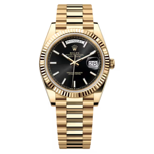 Rolex Day-Date 40mm YellowGold 228238 Black Dial Brand new 2026