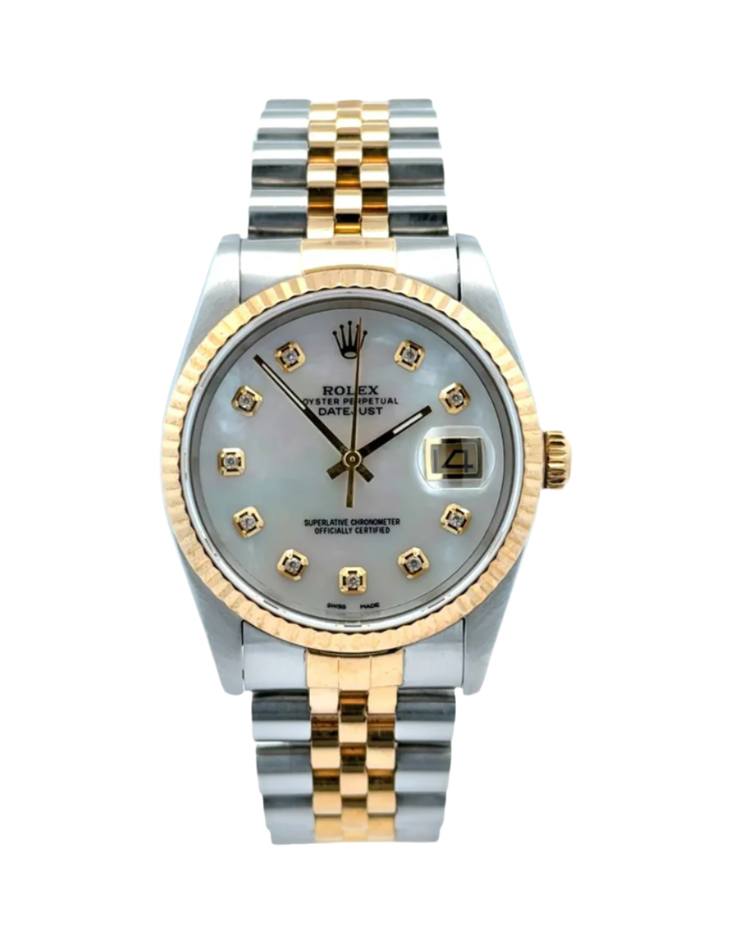 Rolex Datejust 36 Custom MOP Diamond Dial