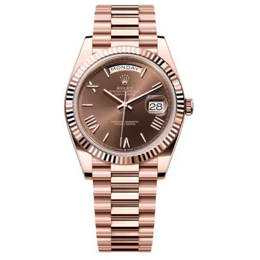 Rolex Day-Date 40mm RoseGold Chocolate Dial 2024