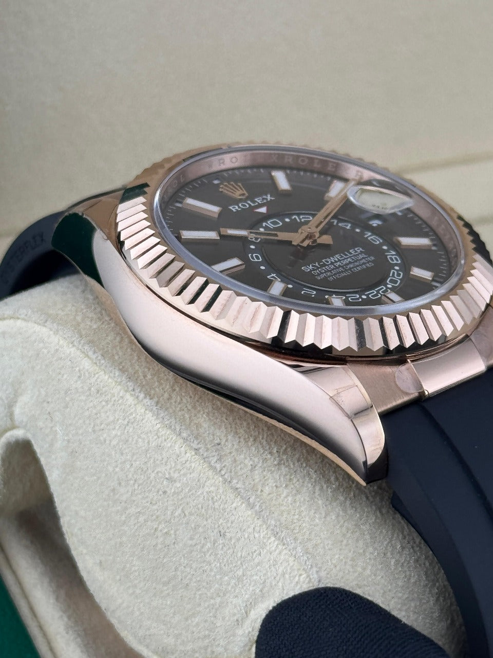 Rolex Sky-Dweller 42mm RoseGold Grey Dial Oyster flex 2024