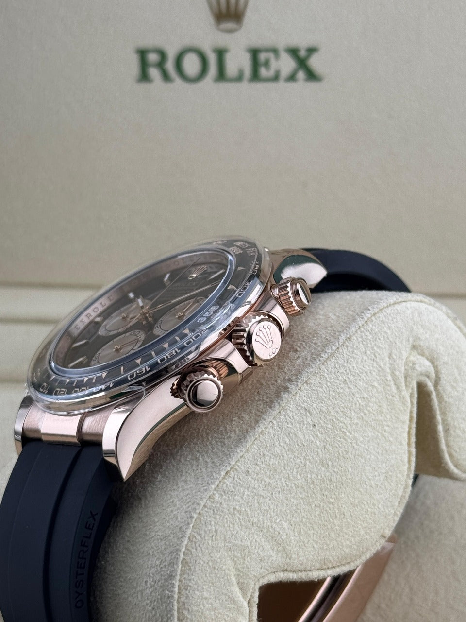 Rolex Cosmograph Daytona 40mm Rose-Gold Oysterflex Unworn 2025