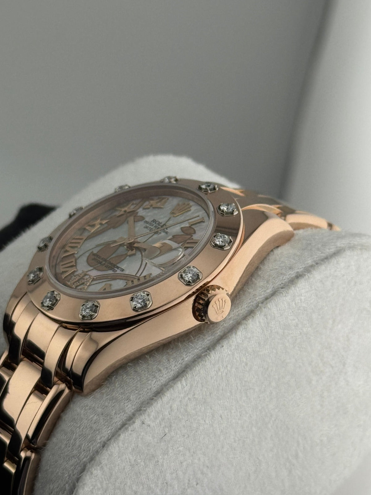 Rolex Datejust 31mm Diamond Bezel Dream Dial Rose Gold Pearlmaster bracelet
