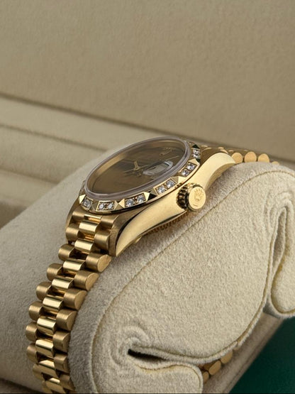 Rolex Datejust 26mm Diamond Bezel Tiger-eye presidential 1992