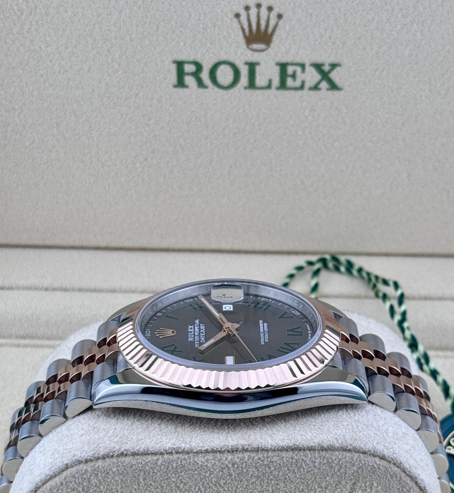 Rolex Datejust 41mm Steel & RoseGold Wimbeldon dial Jubilee 2024