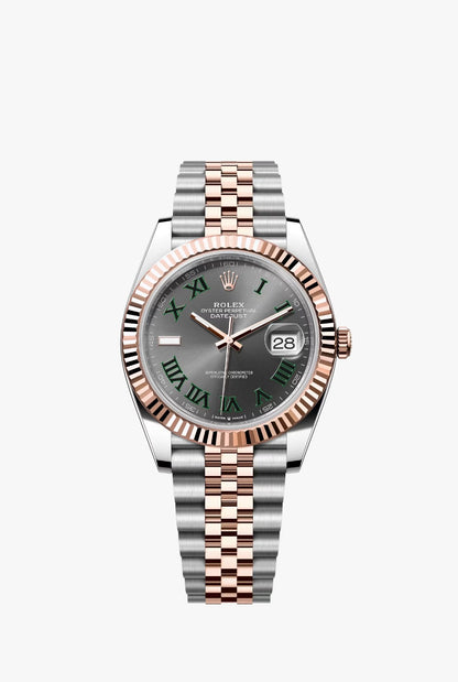 Rolex Datejust 41mm Steel & RoseGold Wimbeldon dial Jubilee 2024
