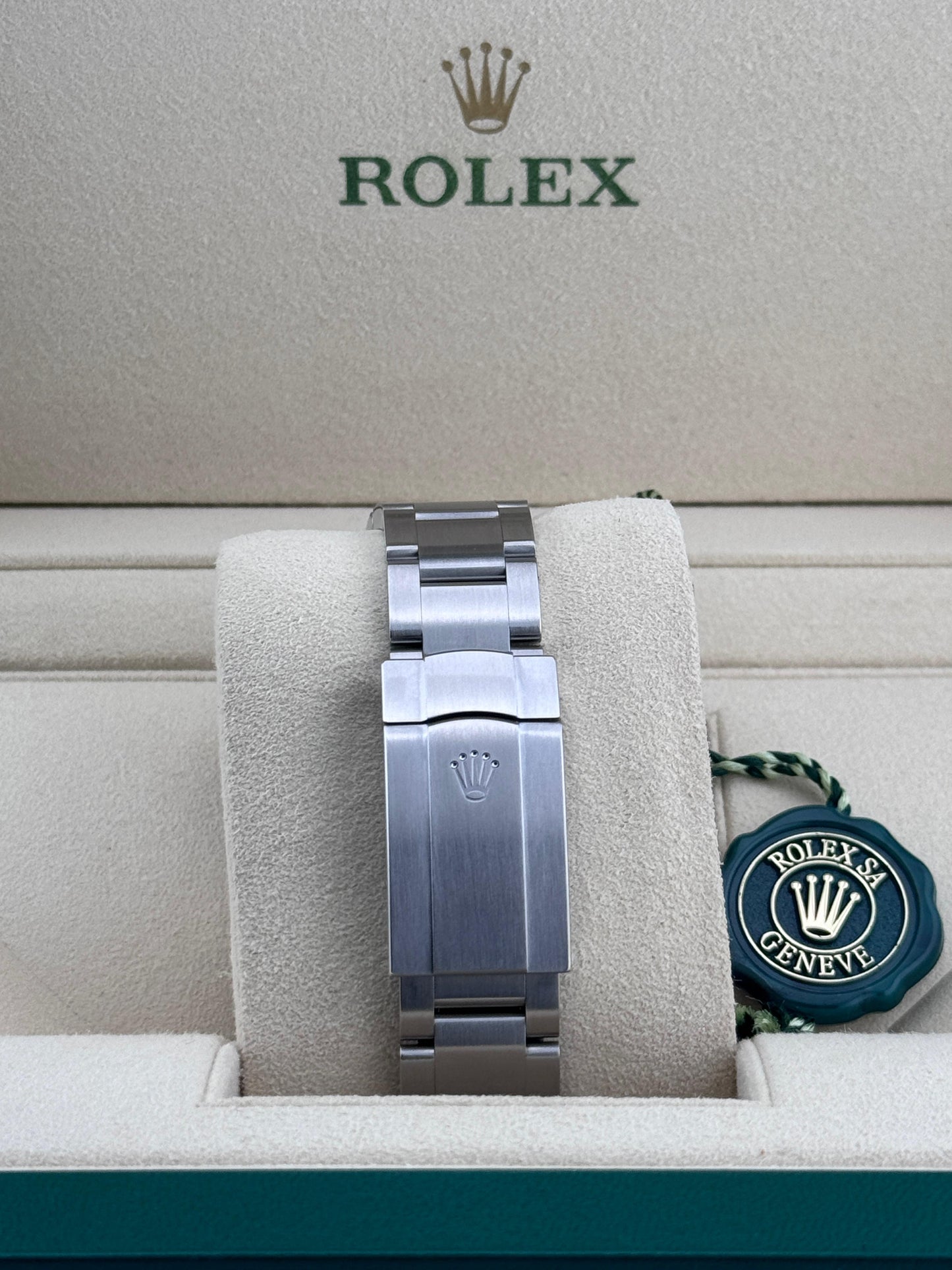 Rolex Oyster Perpetual Green Dial 36mm Unworn 2024