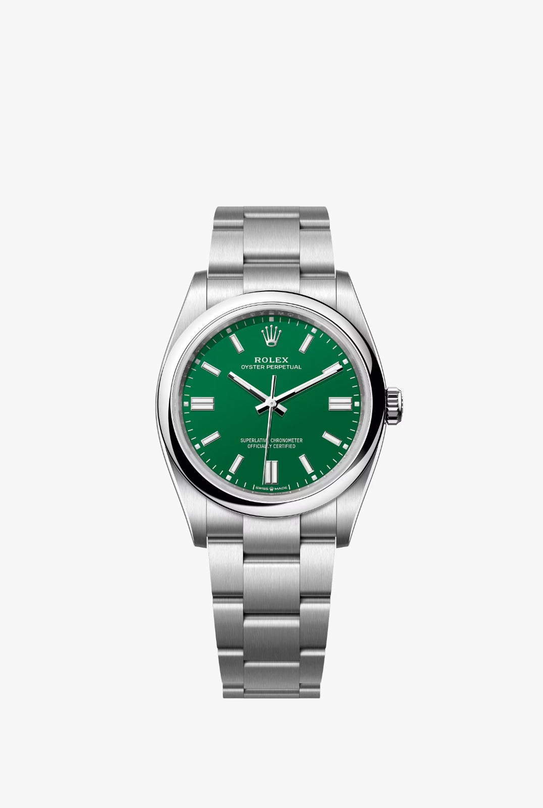 Rolex Oyster Perpetual Green Dial 36mm Unworn 2024