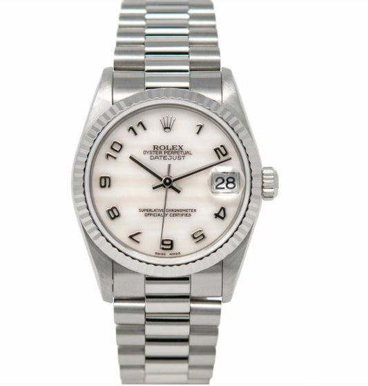 Rolex Datejust 31mm WhiteGold Mother Of Pearl dial