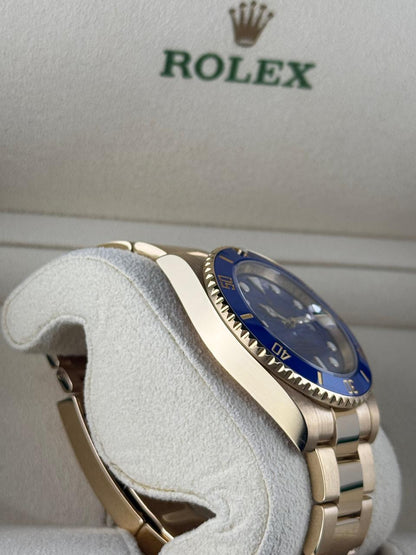 Rolex Submariner Date 40mm Full Gold Bluesy 2013