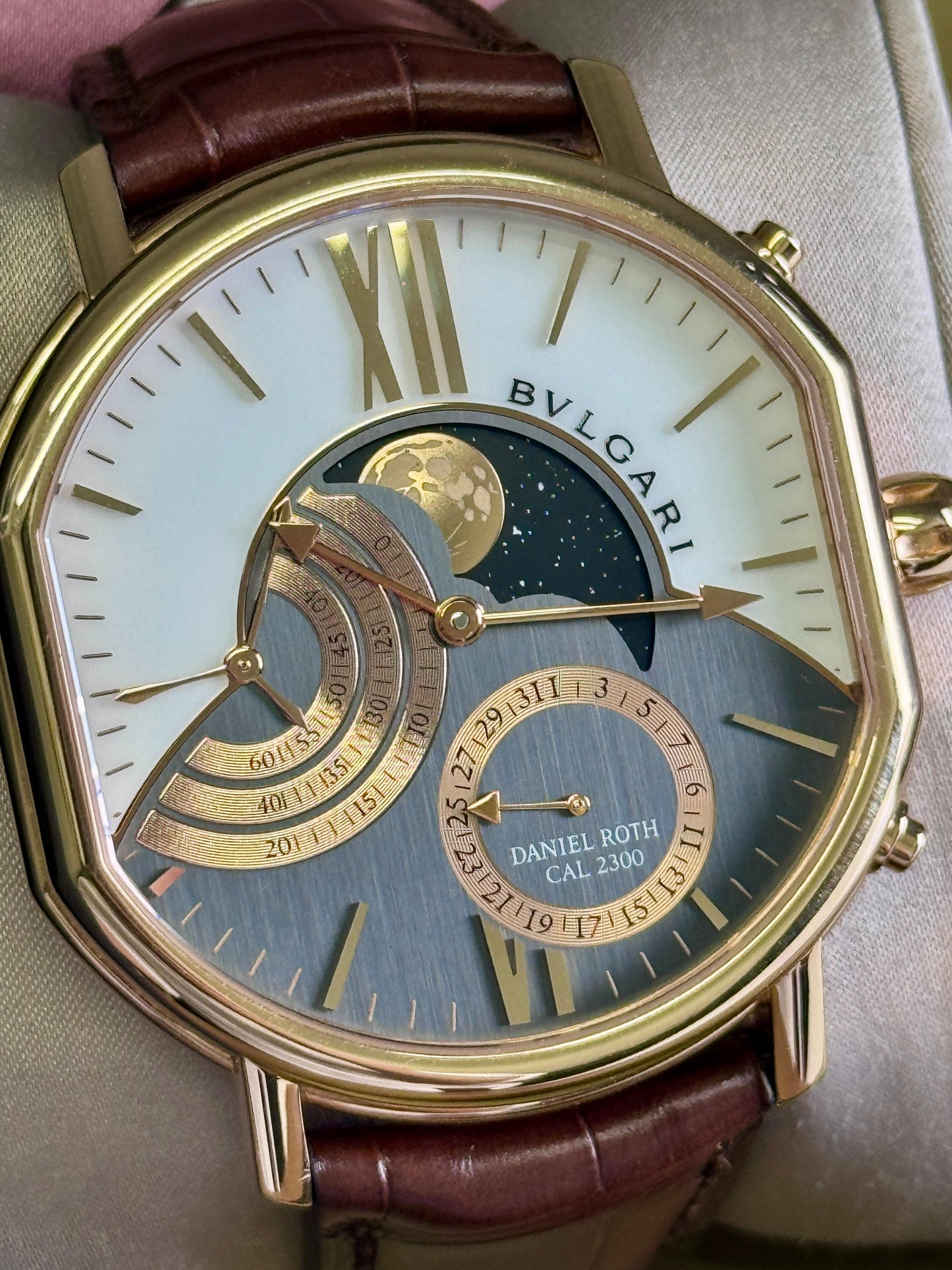 Bvlgari Daniel Roth Petite Seconds 44mm RoseGold 2015