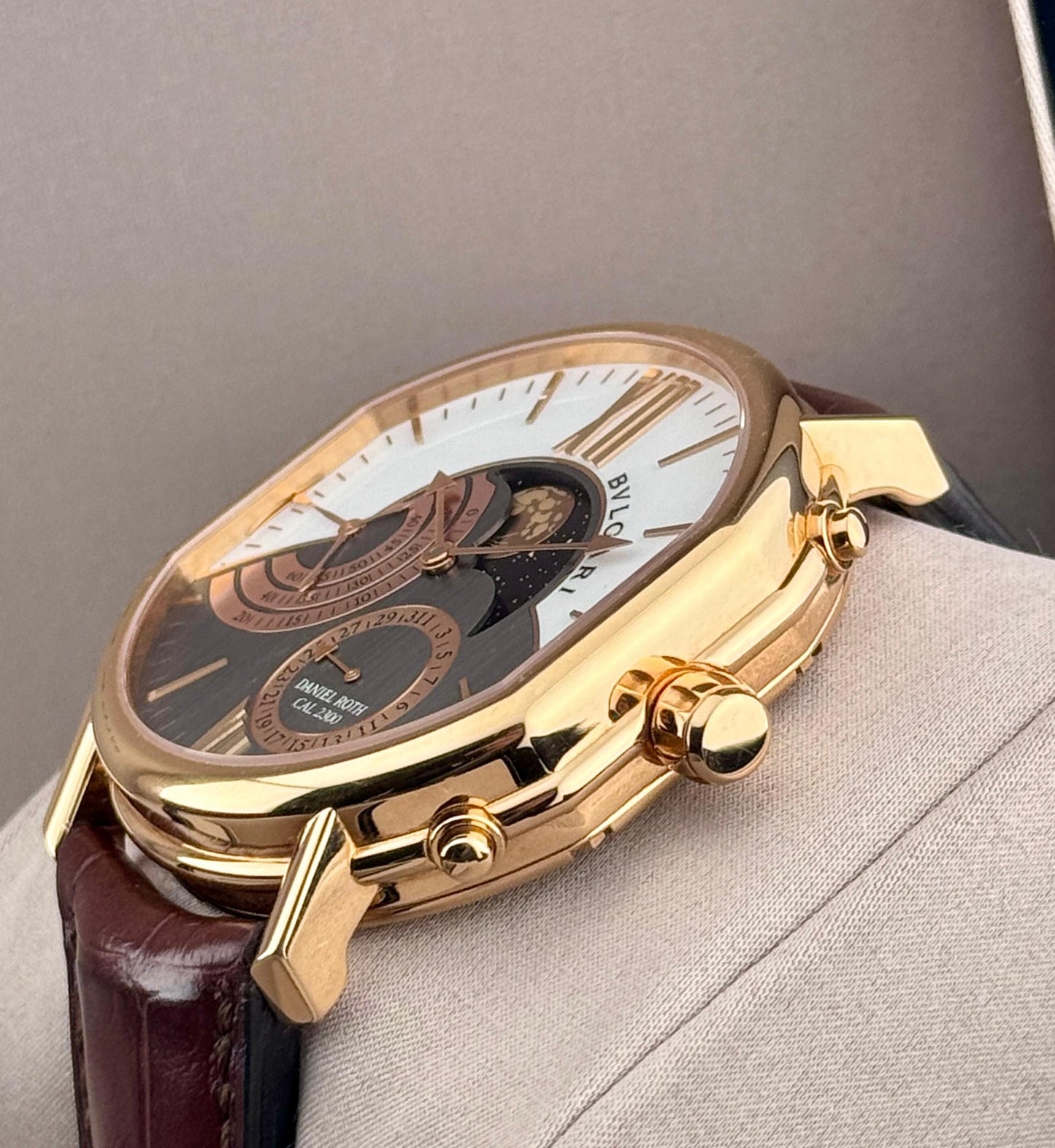 Bvlgari Daniel Roth Petite Seconds 44mm RoseGold 2015