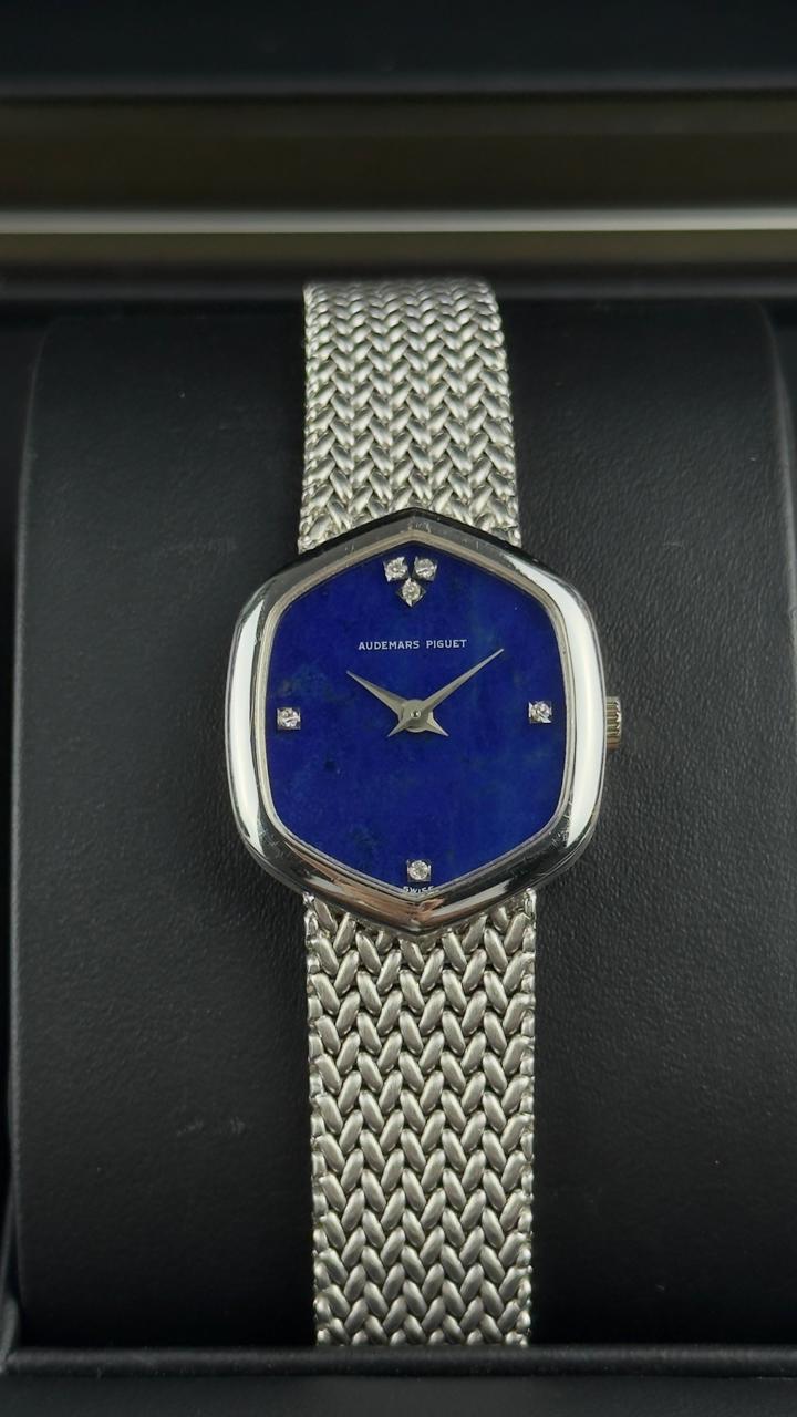 Audemars Piguet WhiteGold Bracelet Lapis Lazuli Stone